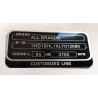 Adhesive motorcycle frame label all brands