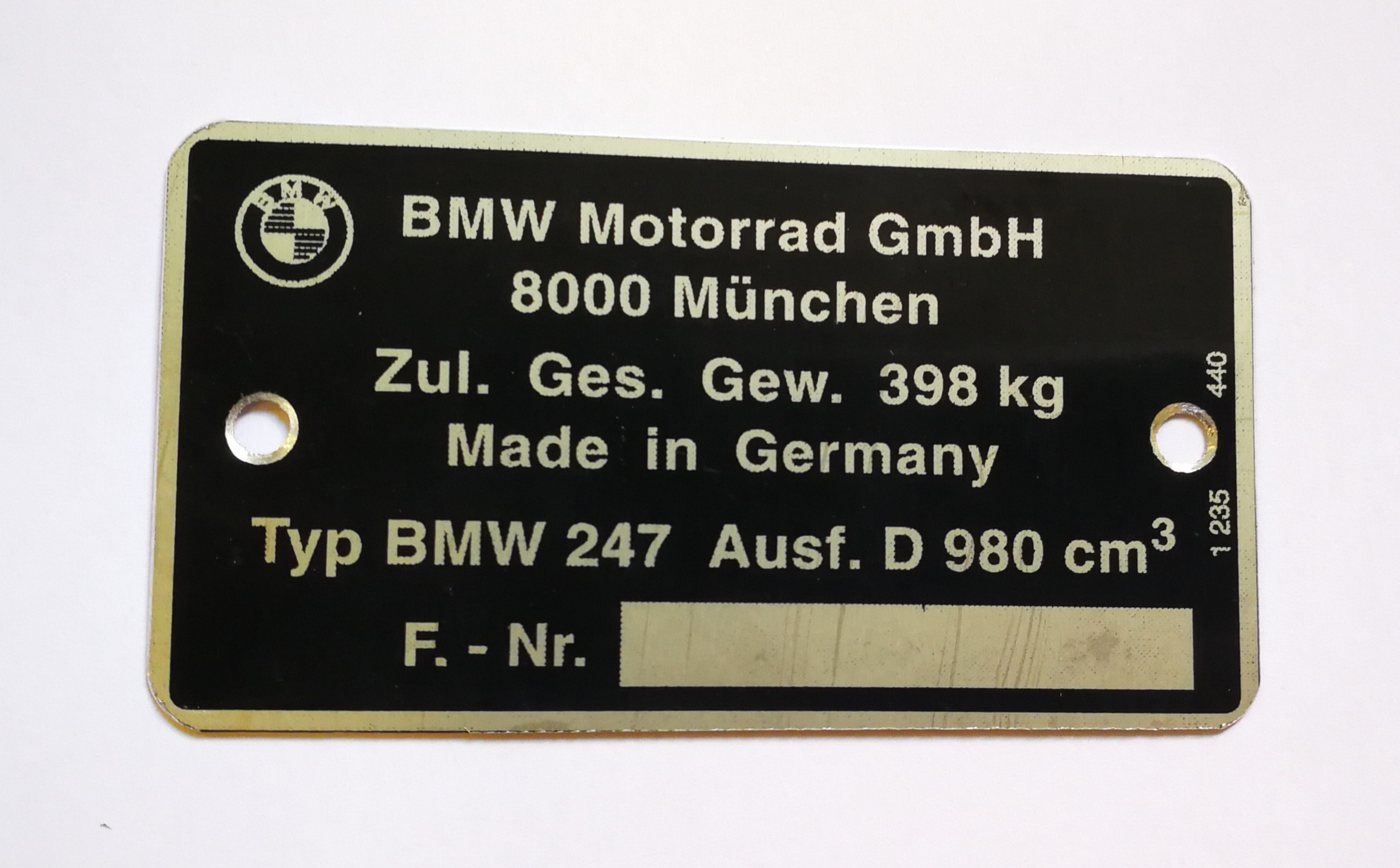 Plakers - Plaque immatriculation BMW