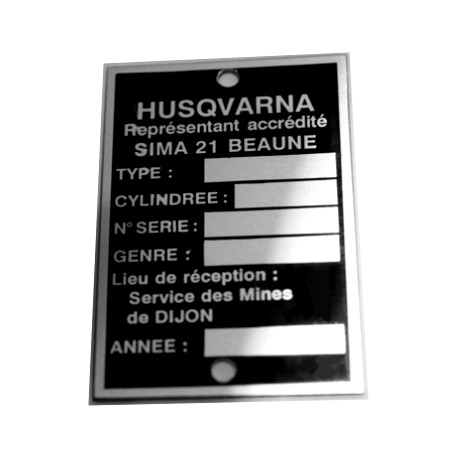 Plaque de cadre Husqvarna