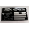 Plaque de cadre Ducati